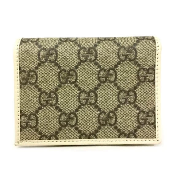 272 Preloved Gucci GG Horsebit Supreme Bifold Wallet - Picture 4 of 10